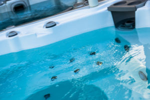 test my water clear blue water spa hot tub therapy